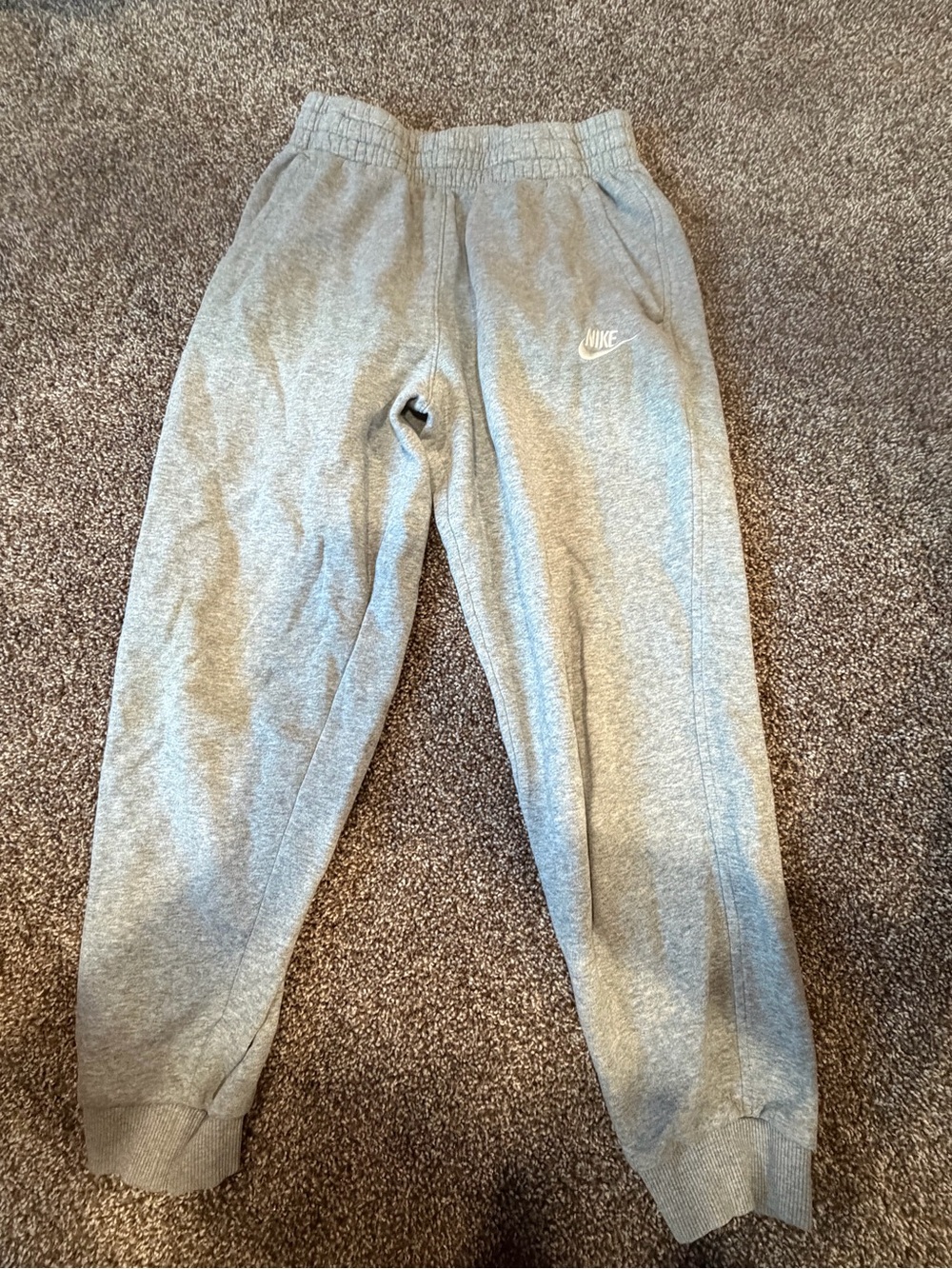 Nike Kids Light Gray Heather Jogger Sweatpants
